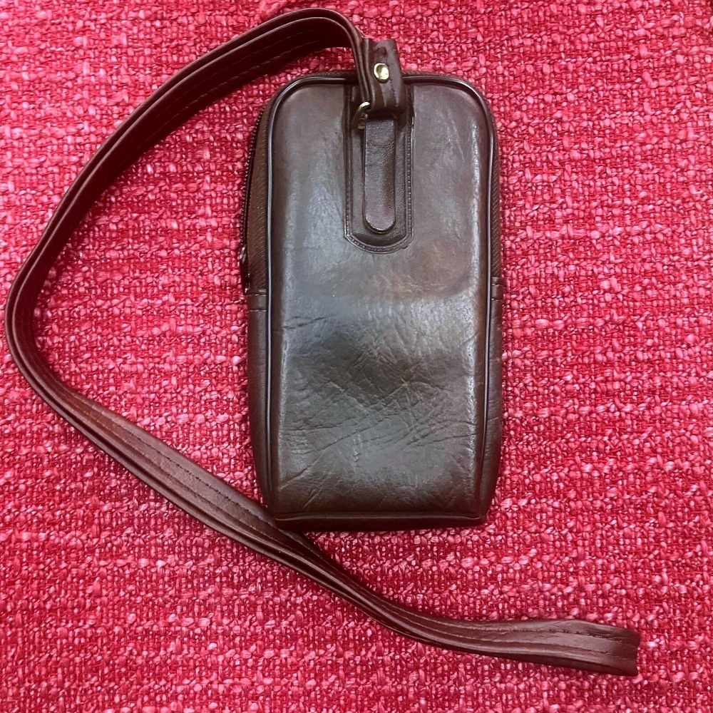 Rare VTG Eastman Kodak EK Brown Camera Bag‎ Phone Holder With Belt Clip On Back - Picture 2 of 9